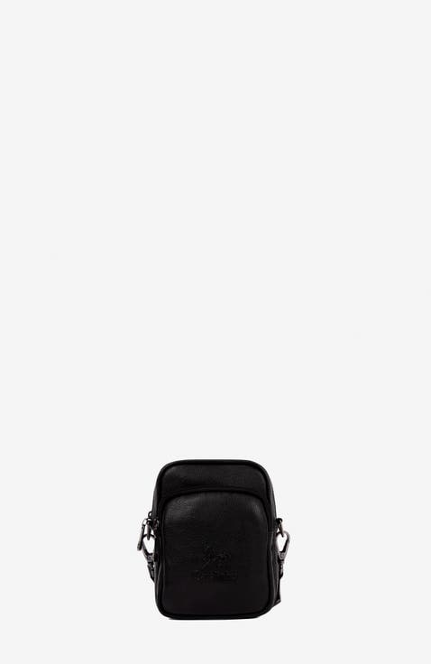 El Cavaleiro Leather Traveler Crossbody Bag 542
