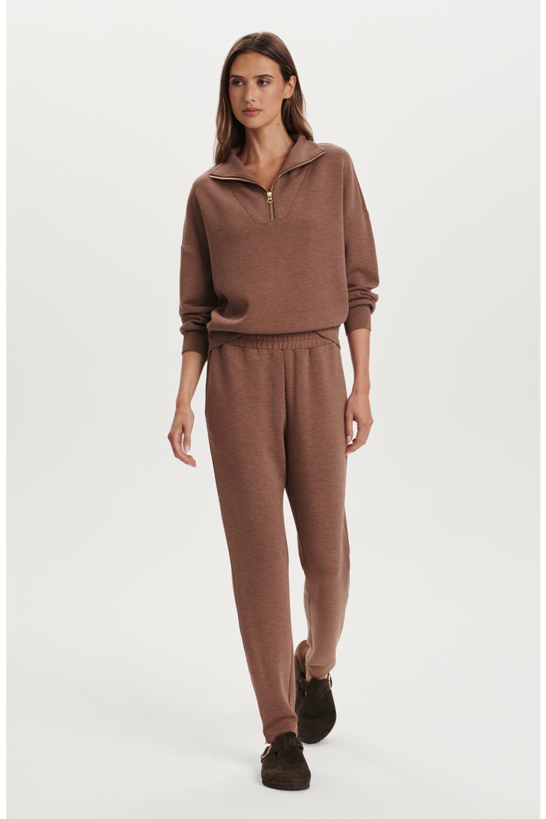 The Slim Zip Hem 26-Inch Pants, Alternate, color, GOLDEN BRONZE MARL