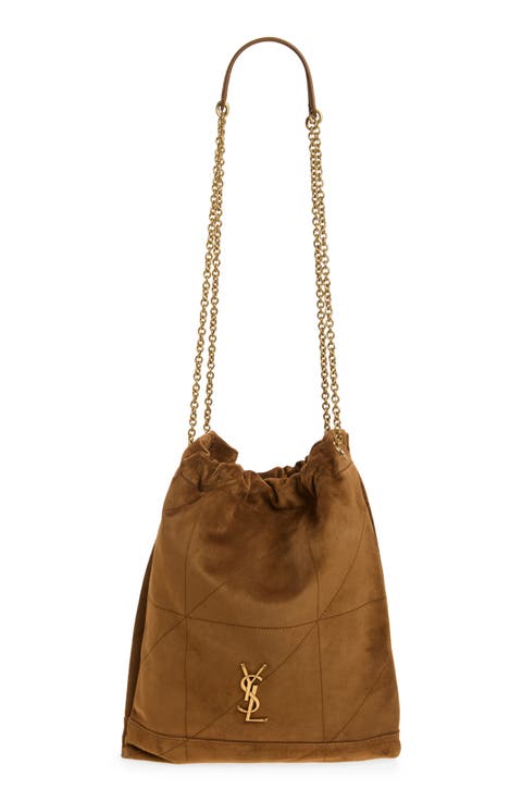 Jamie Suede Pouch Bag