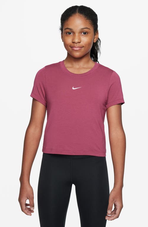 Nike Kids' Sportswear Crop T-shirt In Pink