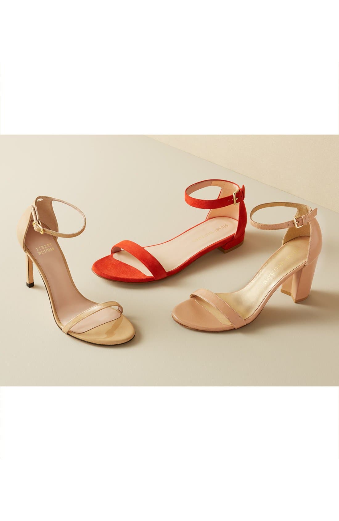 Nudistsong Ankle Strap Sandal, Main, color, ROSE GOLD