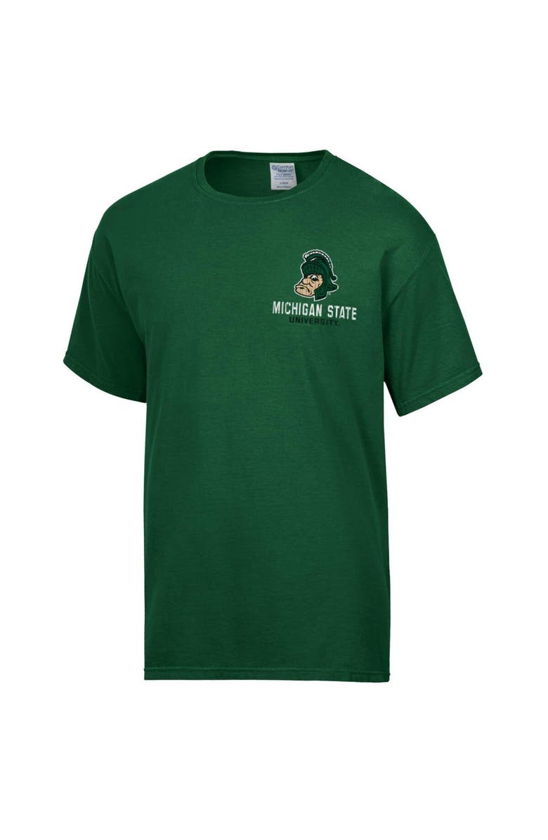 Comfort Wash Men's Comfort Wash Green Michigan State Spartans Vintage Logo T-Shirt, Alternate, color,