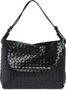 URBAN EXPRESSIONS Woven Faux Leather Hobo