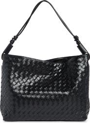URBAN EXPRESSIONS Woven Faux Leather Hobo