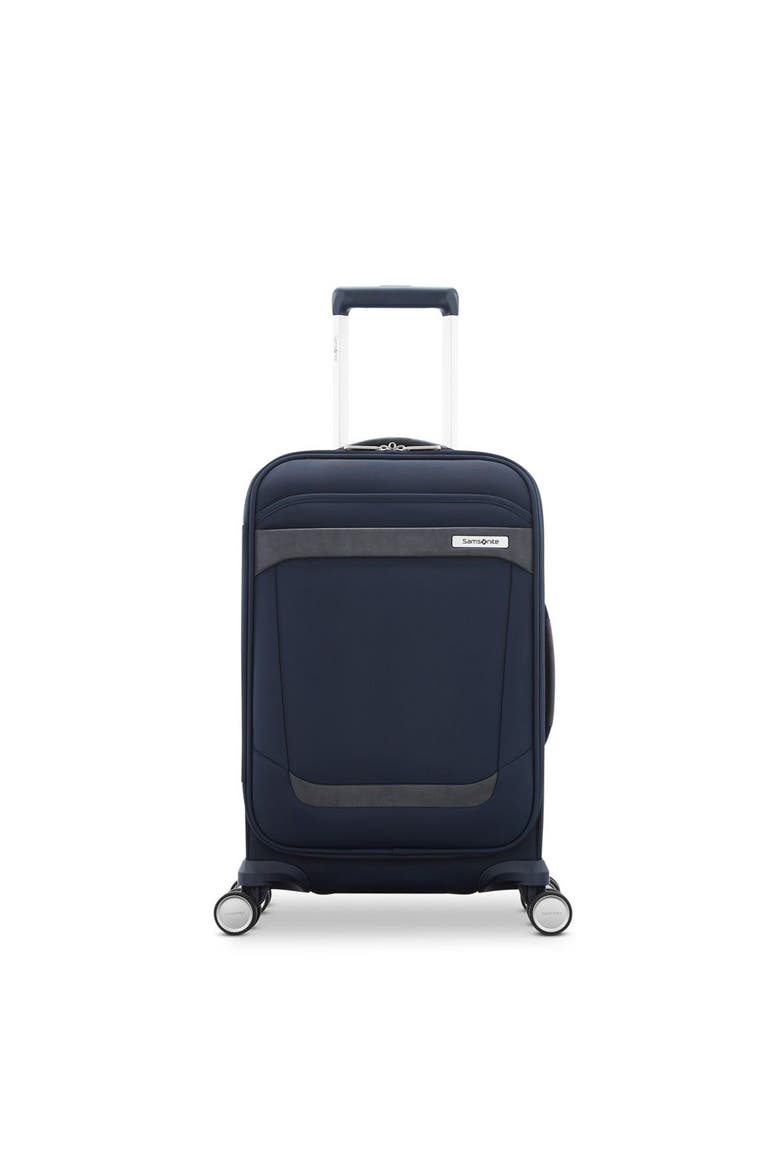 Elevation Softside Global 22" Carry On Spinner Luggage, Main, color, Midnight Blue