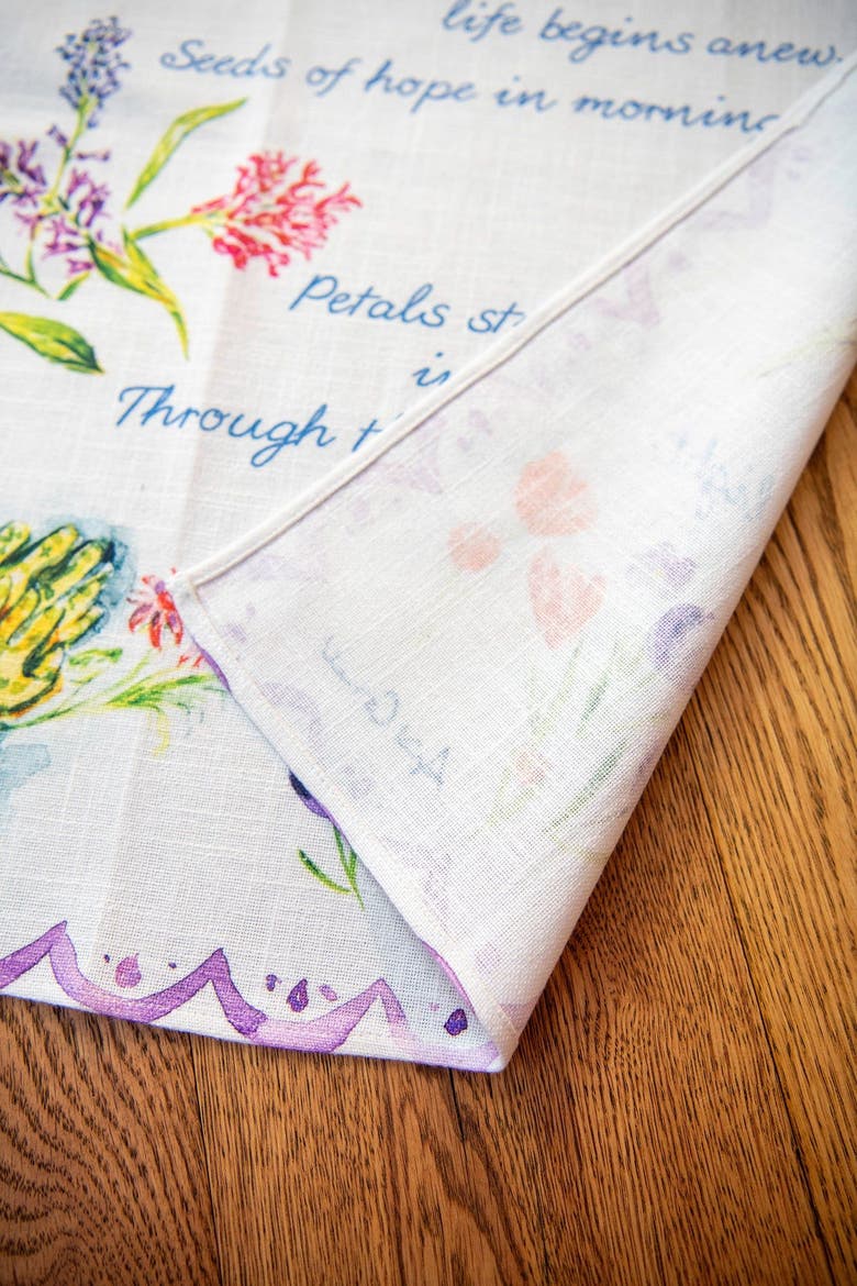 Spring Blooms Tea Towel, Alternate, color, Multi