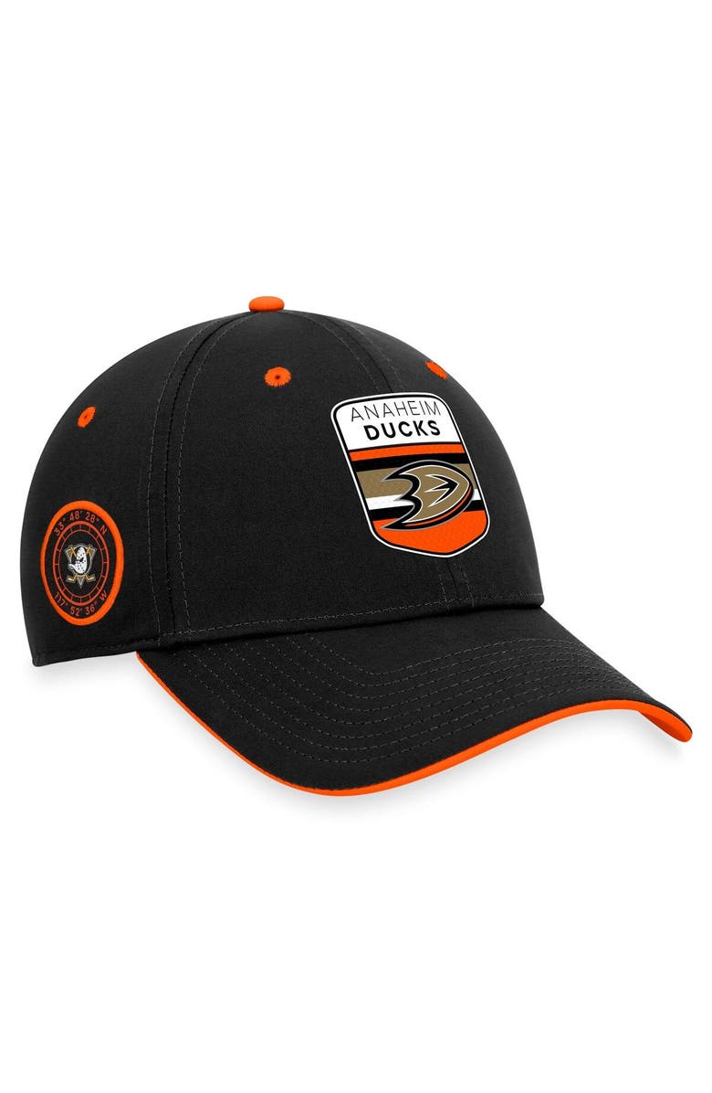FANATICS Men's Fanatics Branded  Black Anaheim Ducks 2023 NHL Draft Flex Hat, Alternate, color, 