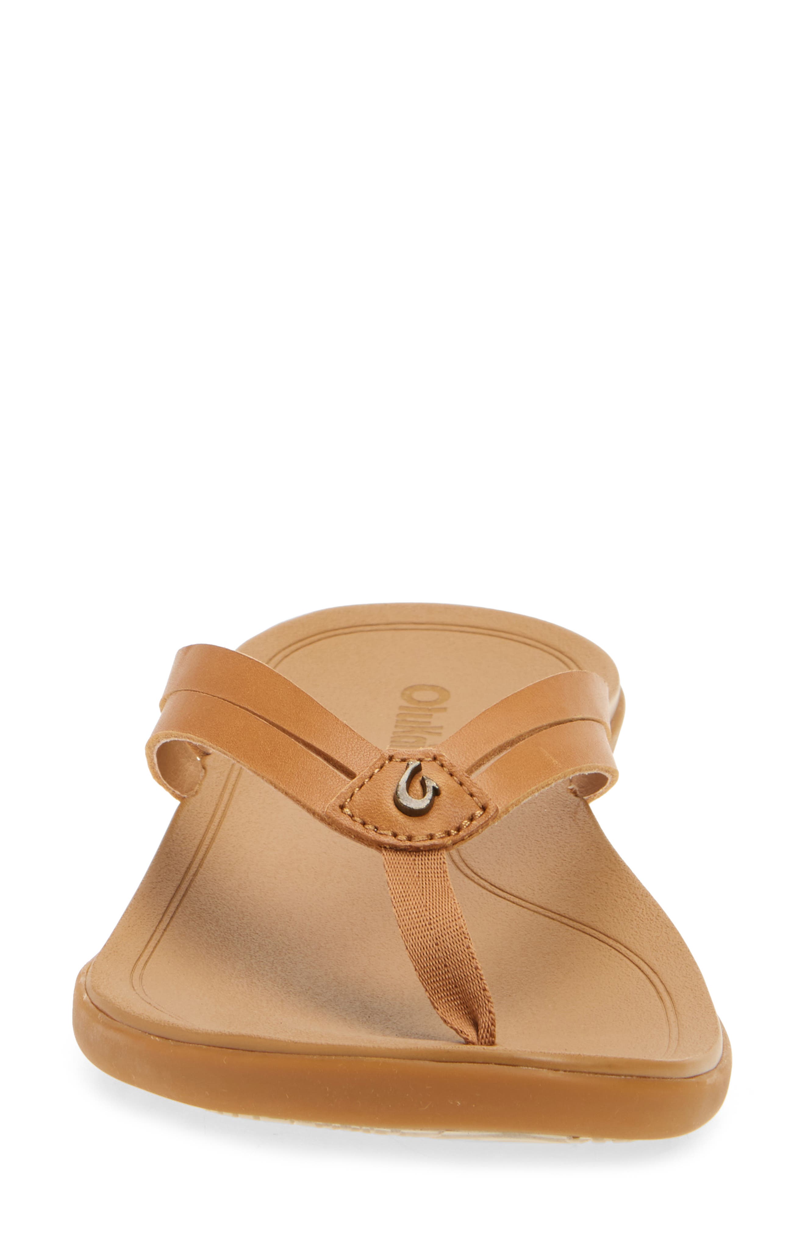 OluKai Ho Opio Hui Flip Flop, Alternate, color, Sahara / Sahara