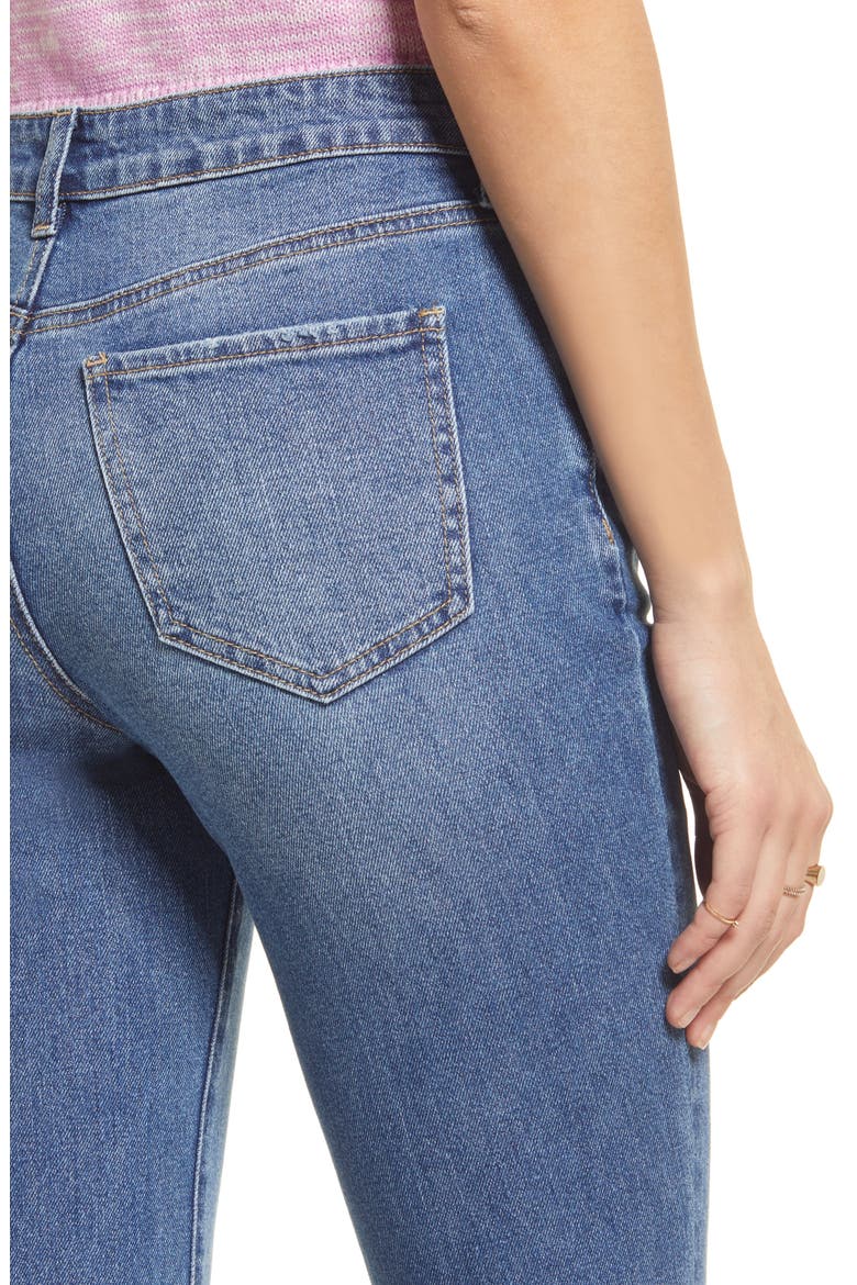 Flare Jeans, Alternate, color, FADED BLUE WASH