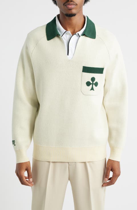 King of Clubs Polo Sweater