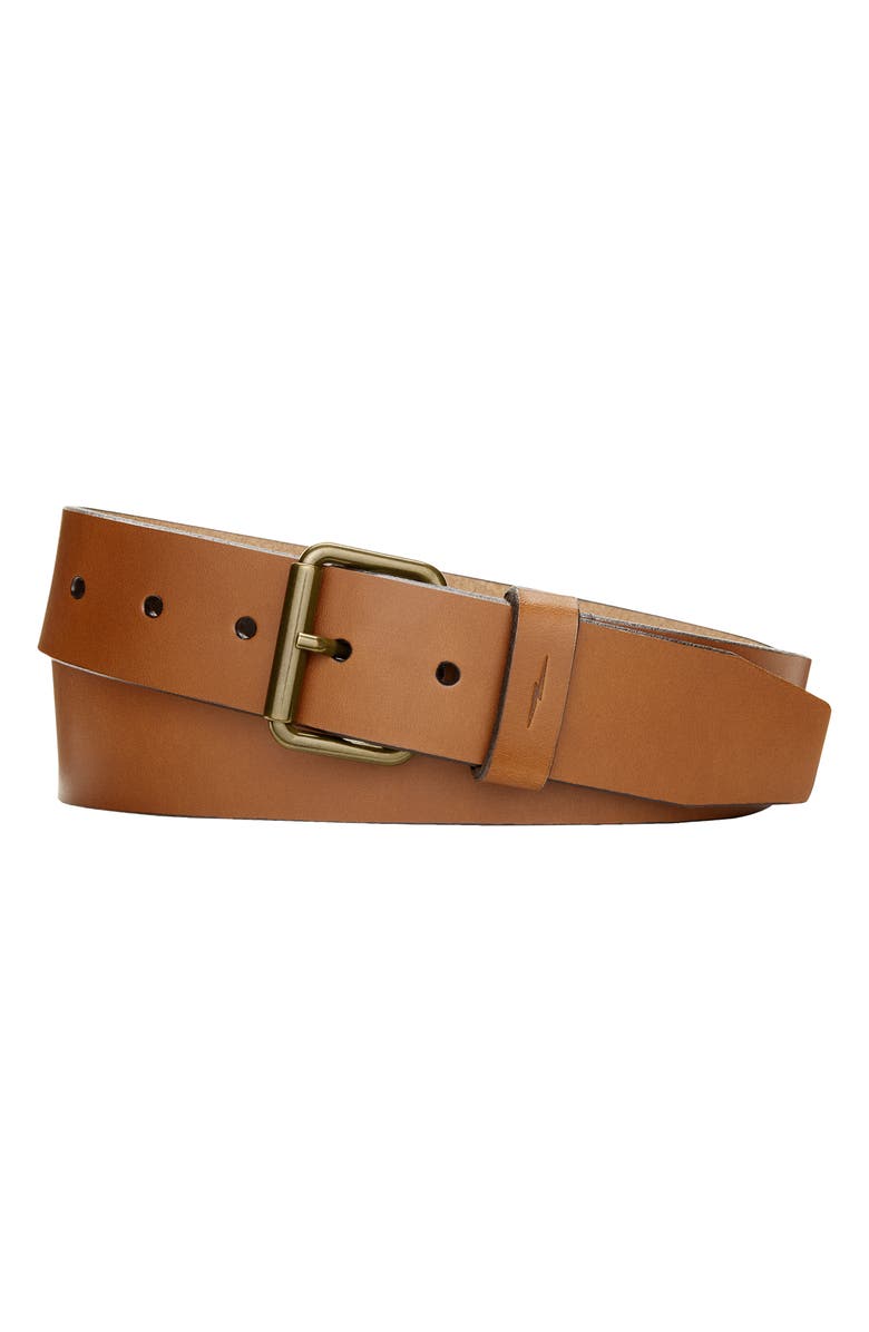 Shinola Rambler Leather Belt, Alternate, color,