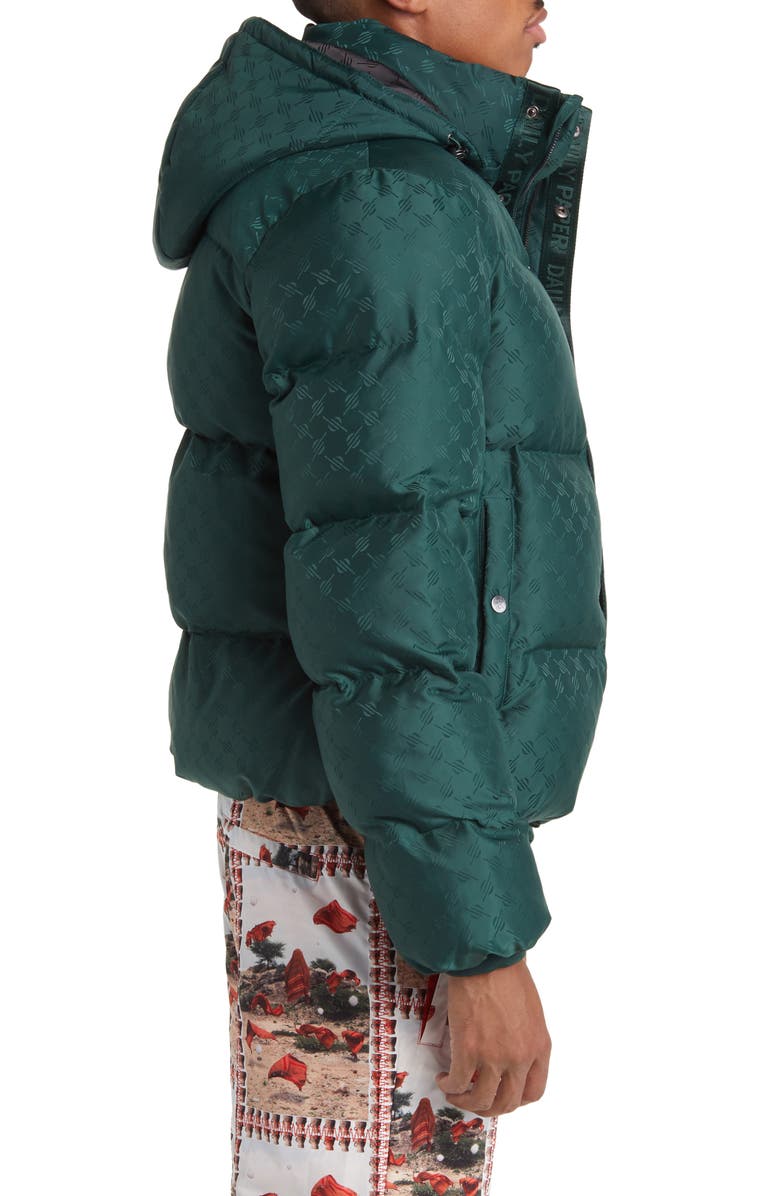 DAILY PAPER Ravan Monogram Jacquard Quilted Puffer Jacket, Alternate, color, 