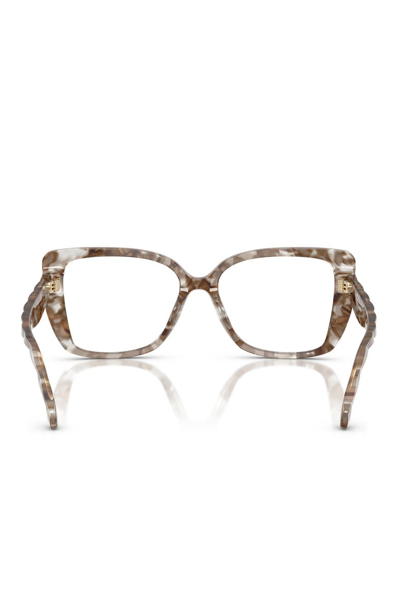53mm Square Optical Glasses, Alternate, color, BROWN TORTOISE