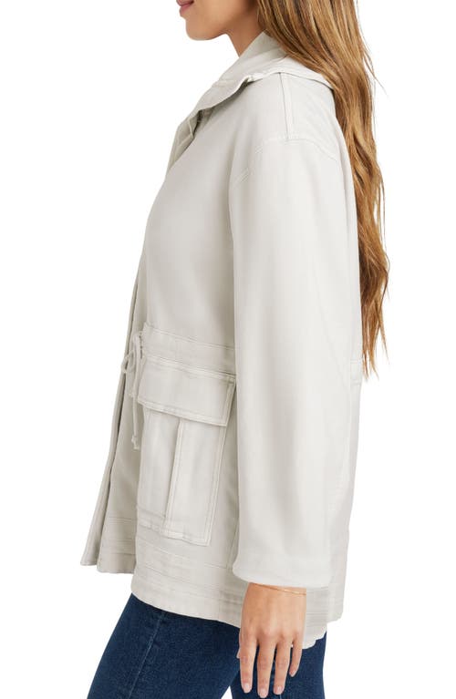 Splendid Meghan Cotton Blend Utility Jacket In Ice