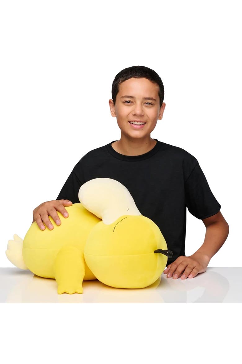 18 Inch Sleeping Psyduck Plush, Alternate, color, Multicolored