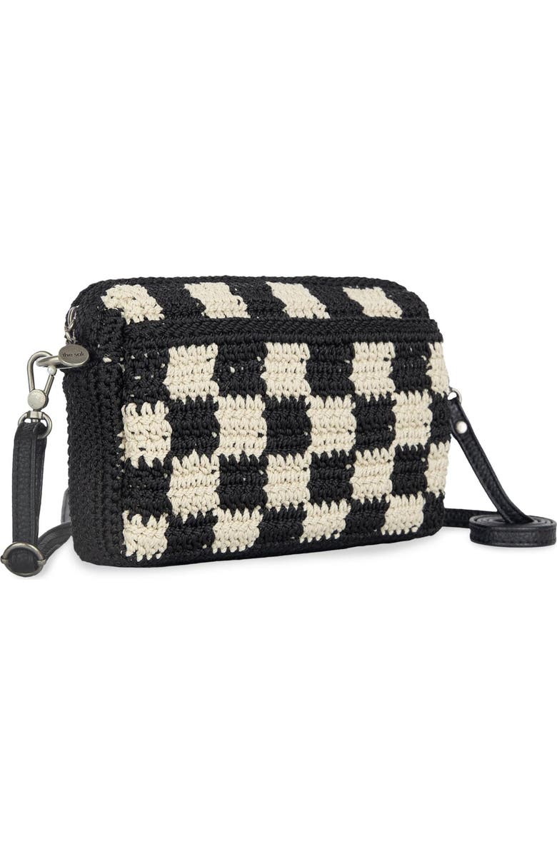 The Sak Cora Smartphone Crossbody Bag, Alternate, color, Black Check