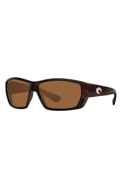 Costa Del Mar 62mm Oversize Sunglasses In Brown