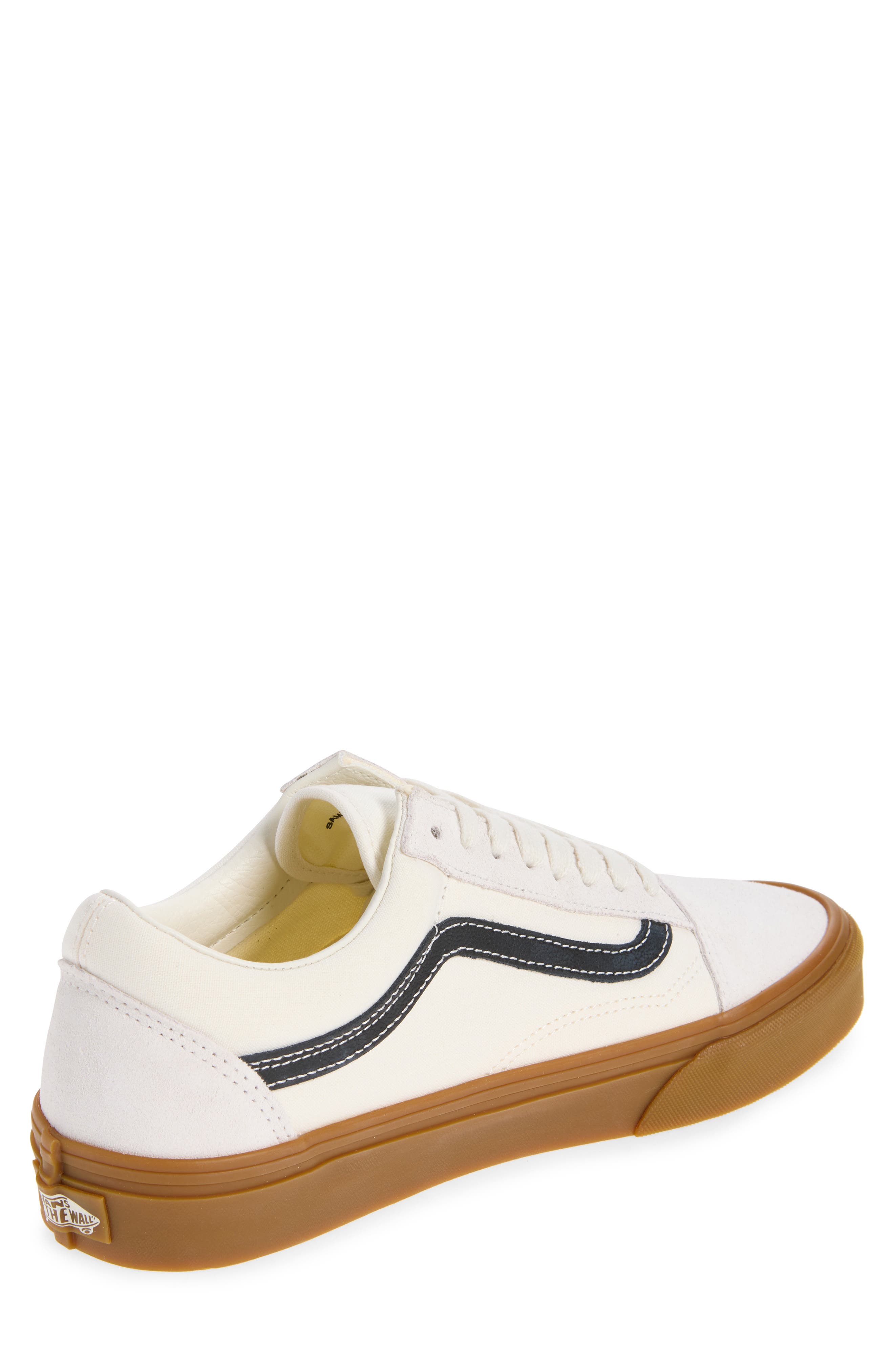 Old Skool Sneaker, Alternate, color, GUM WHITE