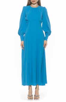Alexia Admor Yesenia Long Sleeve Empire Waist Maxi Dress
