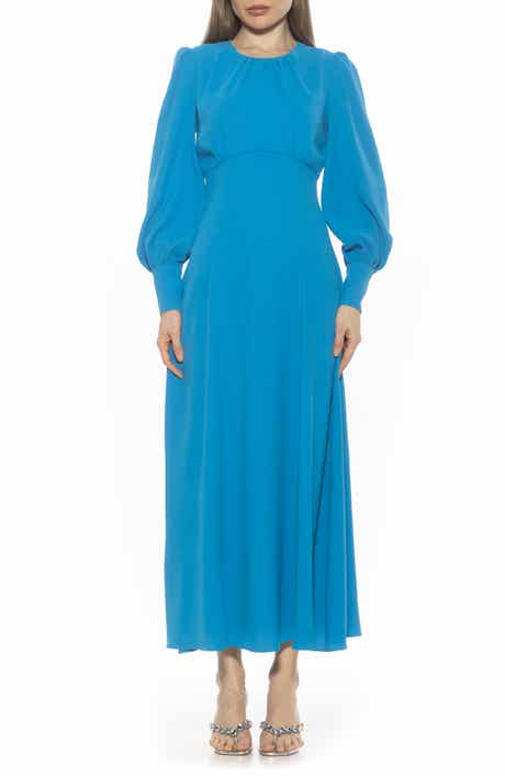 Alexia Admor Yesenia Long Sleeve Empire Waist Maxi Dress