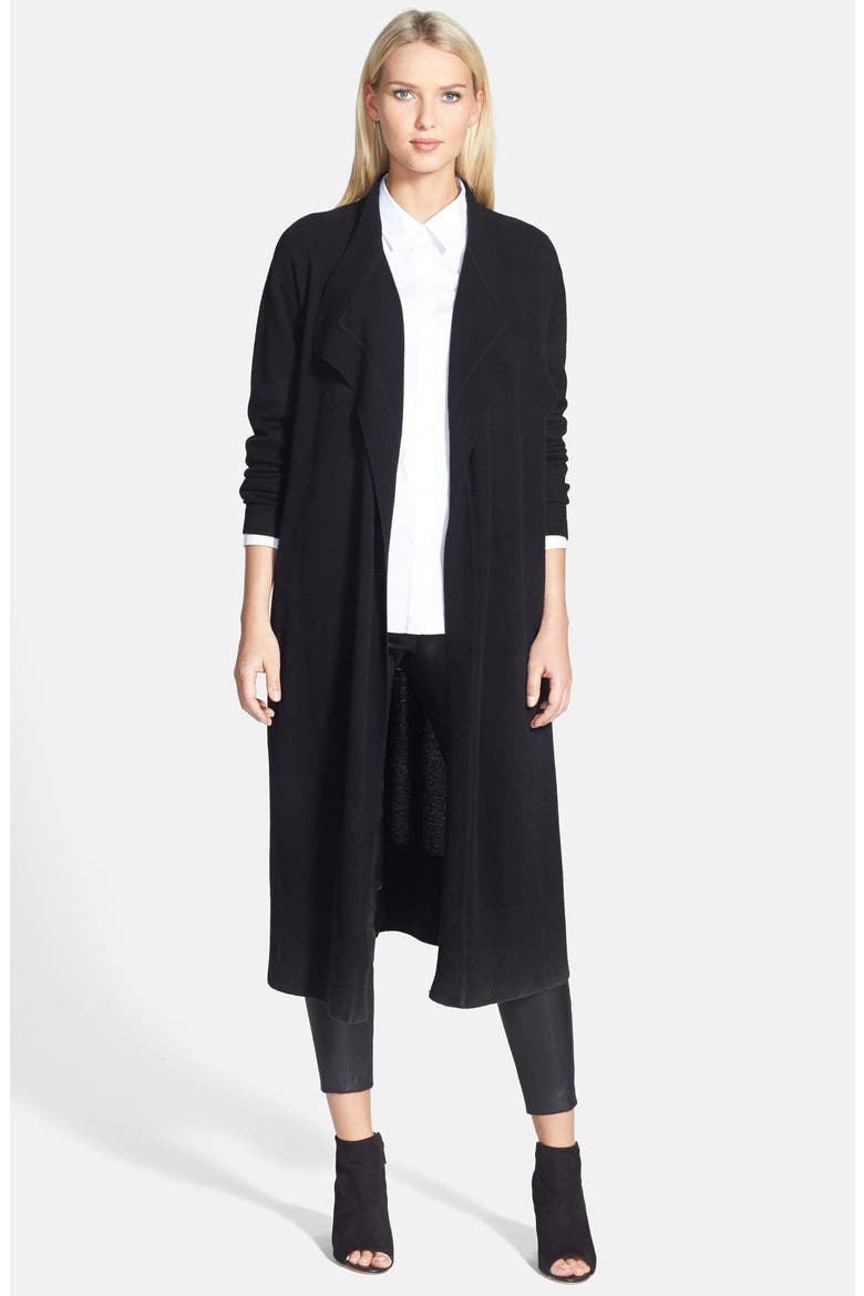 'Abella' High/Low Shirttail Hem Poplin Blouse, Alternate, color, WHITE