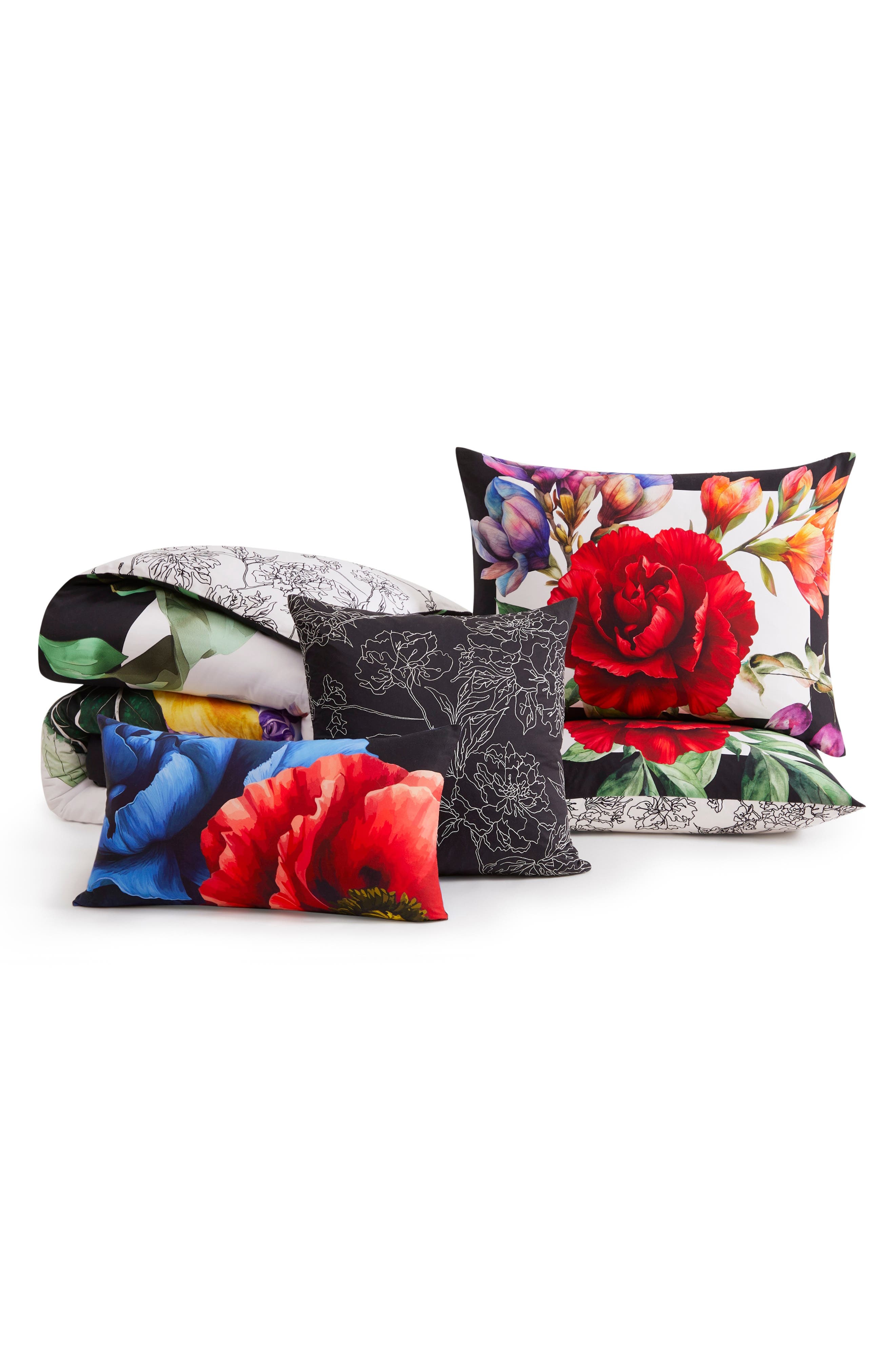 Bebejan Petal Portrait Comforter Set In Multi