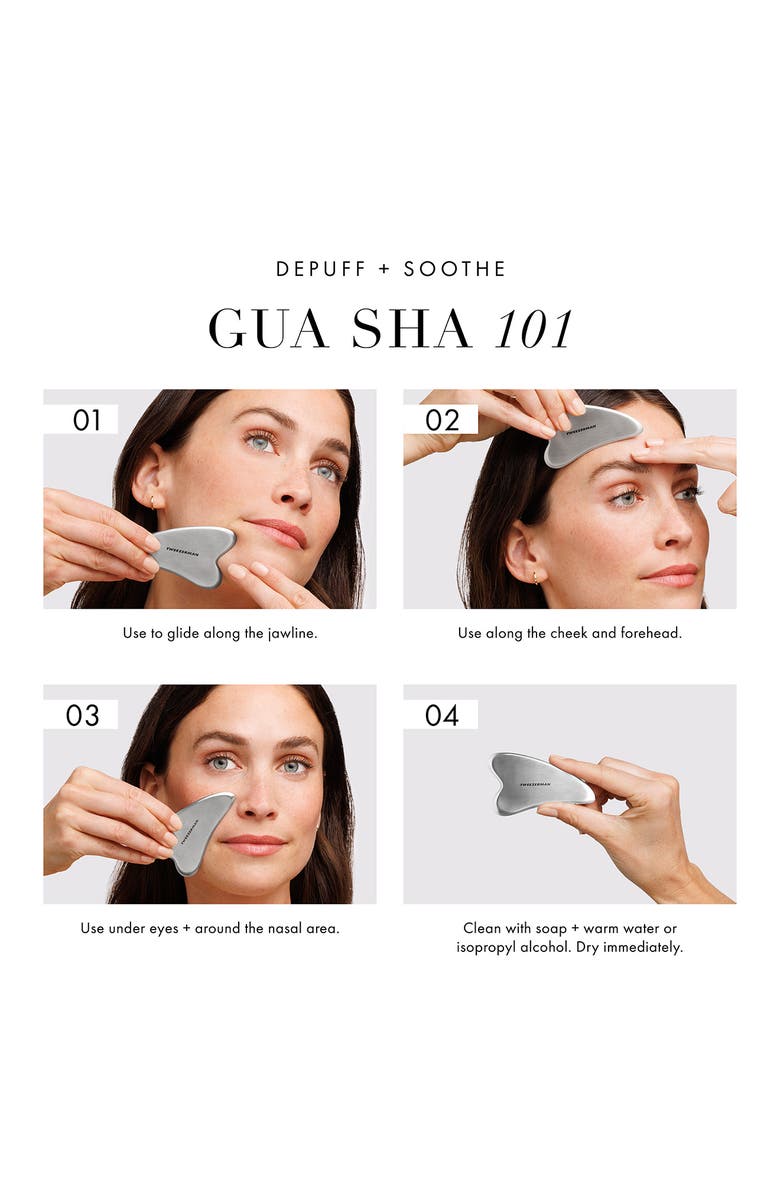 TWEEZERMAN Stainless Steel Gua Sha, Alternate, color,