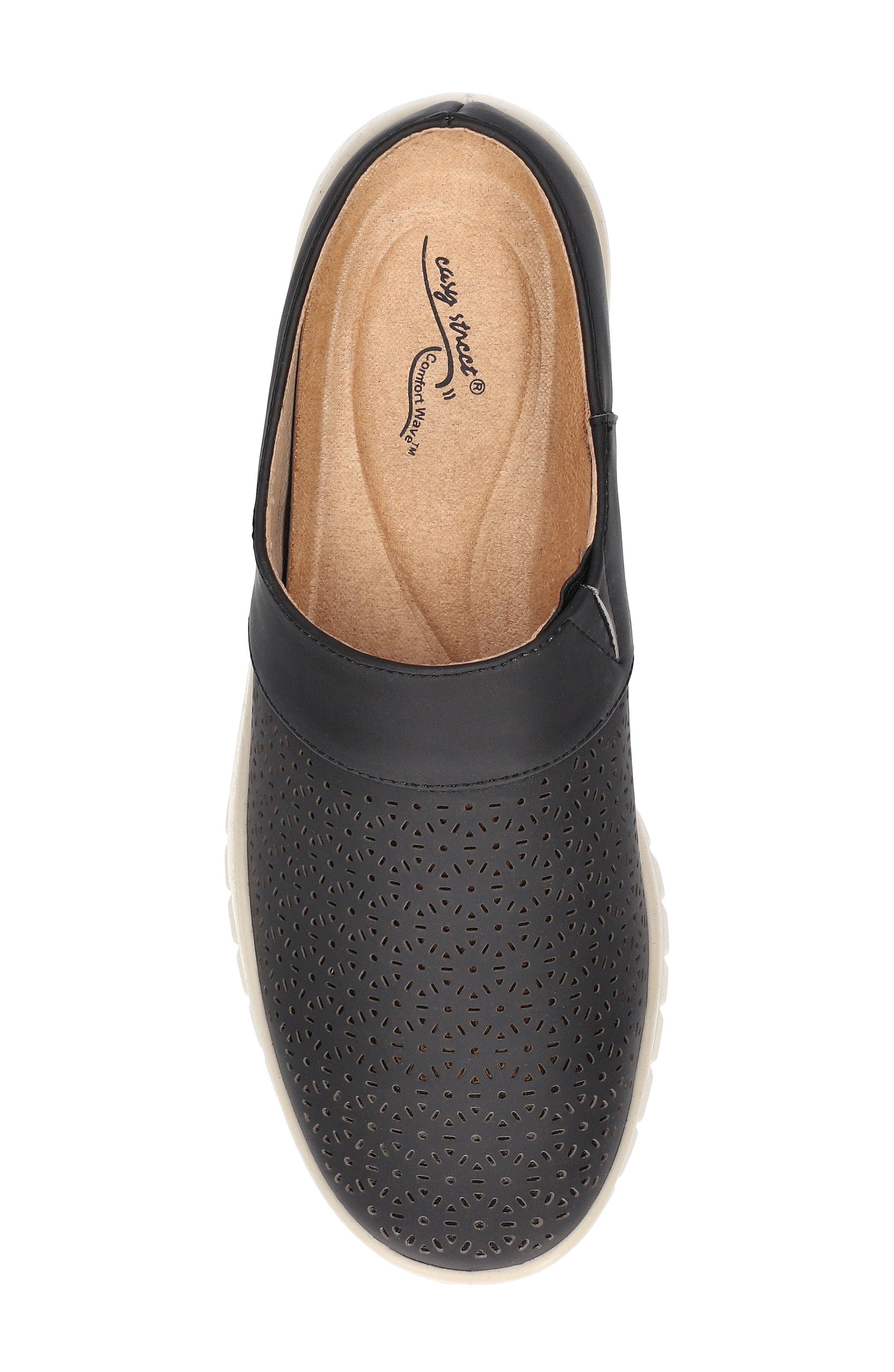 EASY STREET Aretha Mule, Alternate, color, Black