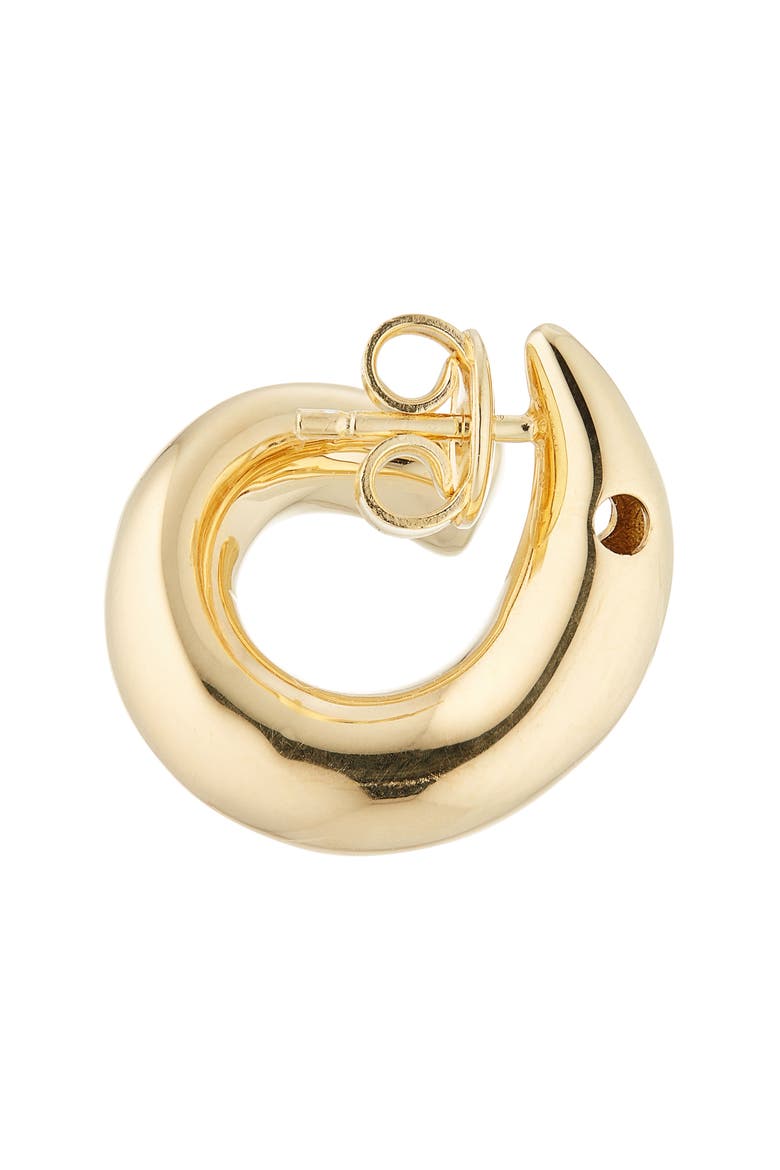 Mini Sardine Hoop Earrings, Alternate, color, 8120 YELLOW GOLD