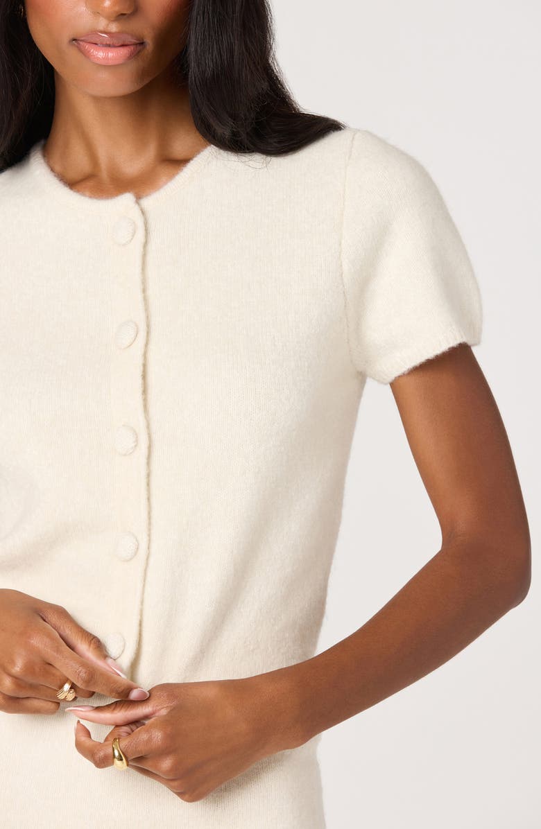 ASTR the Label Jailyn Short Sleeve Cardigan, Alternate, color, 