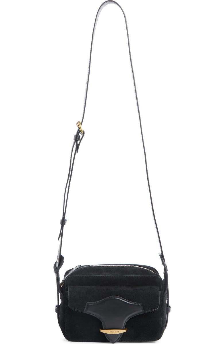 Isabel Marant Wasy Suede Crossbody Bag, Main, color,