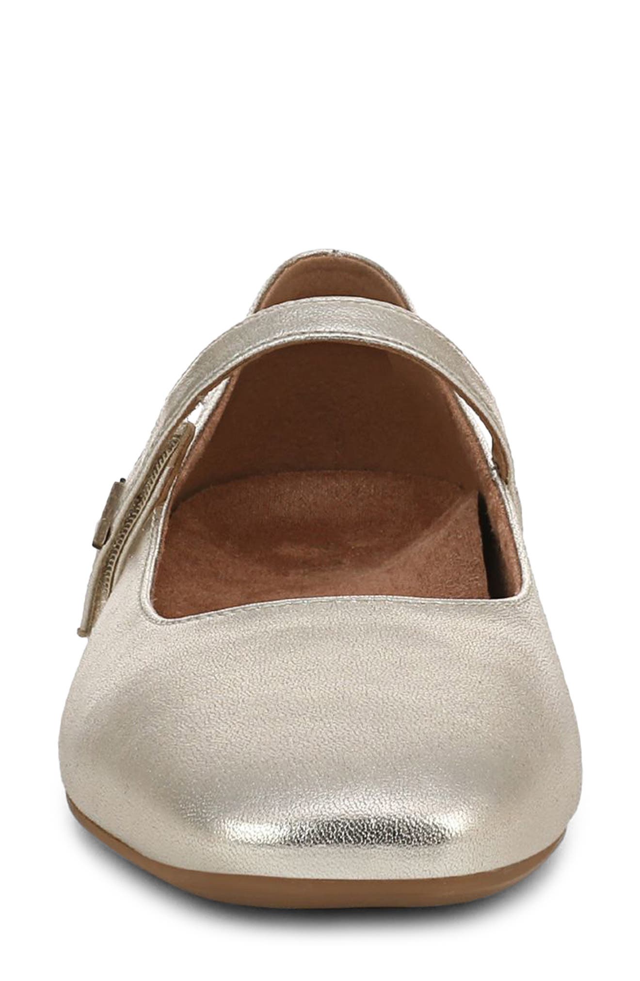 Vionic Alameda Mary Jane Flat, Alternate, color, Gold