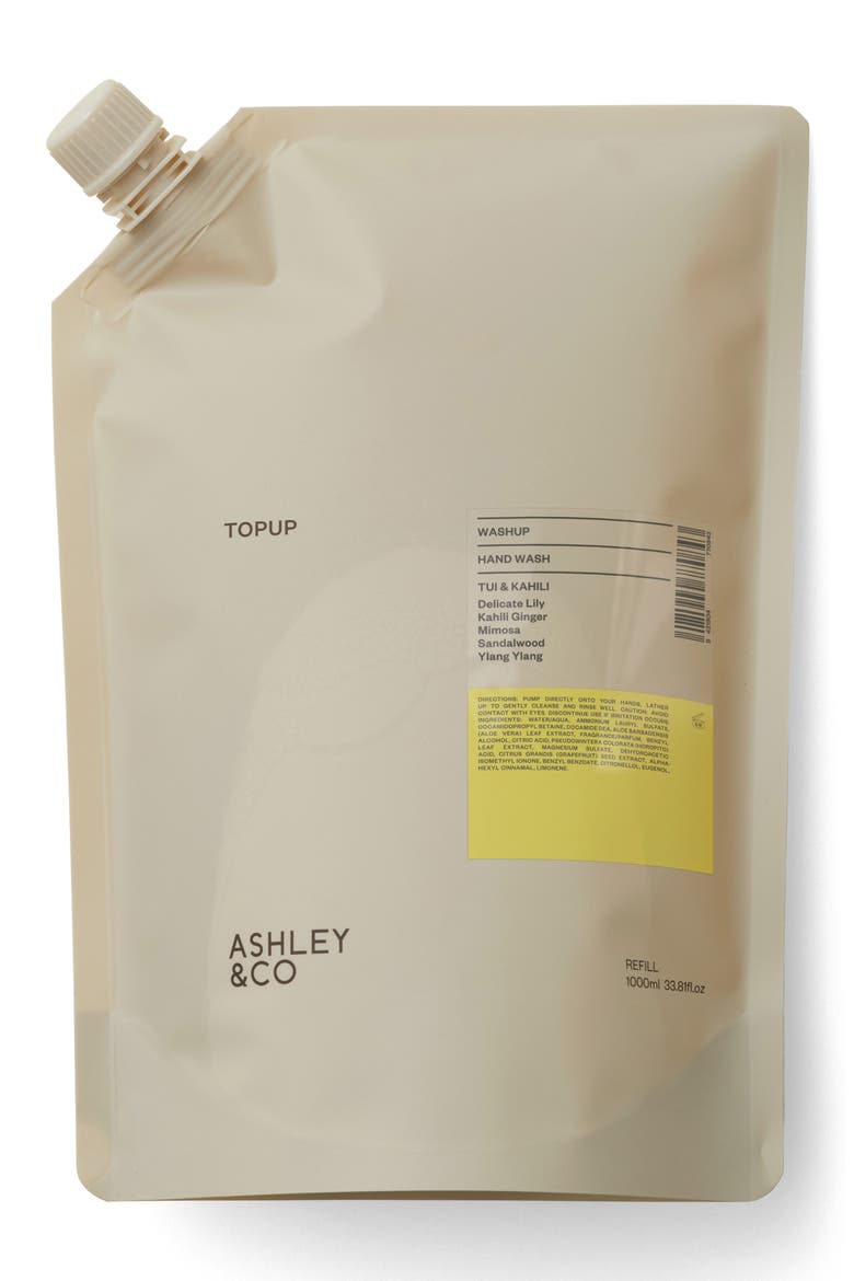 Topup Botanical Hand Wash Refill - Tui & Kahili, Main, color, NO COLOR