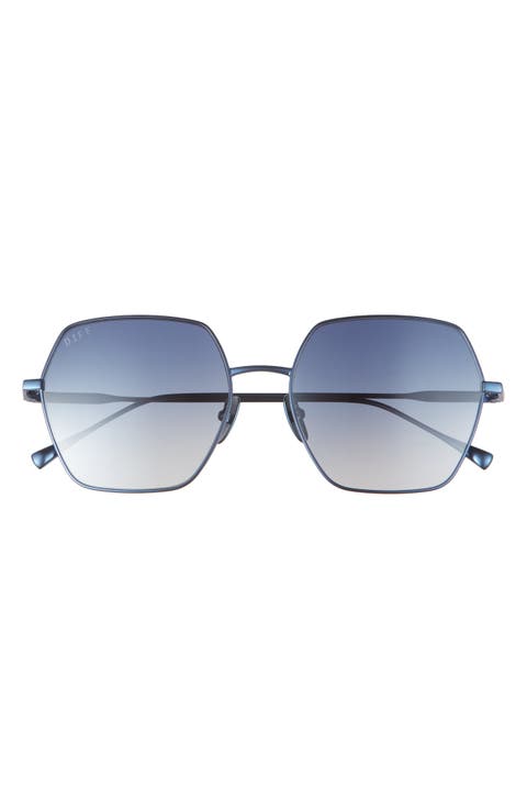 Harlowe 55mm Square Sunglasses