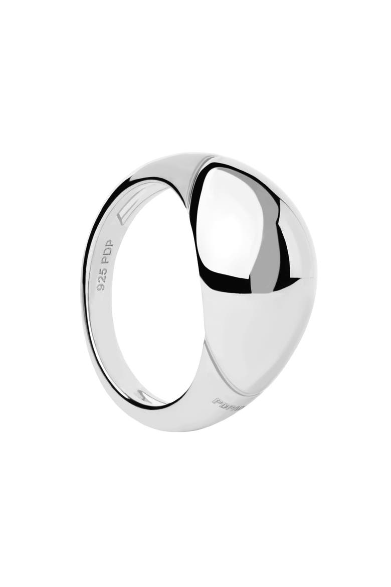 Bold Dome Ring, Main, color, Silver