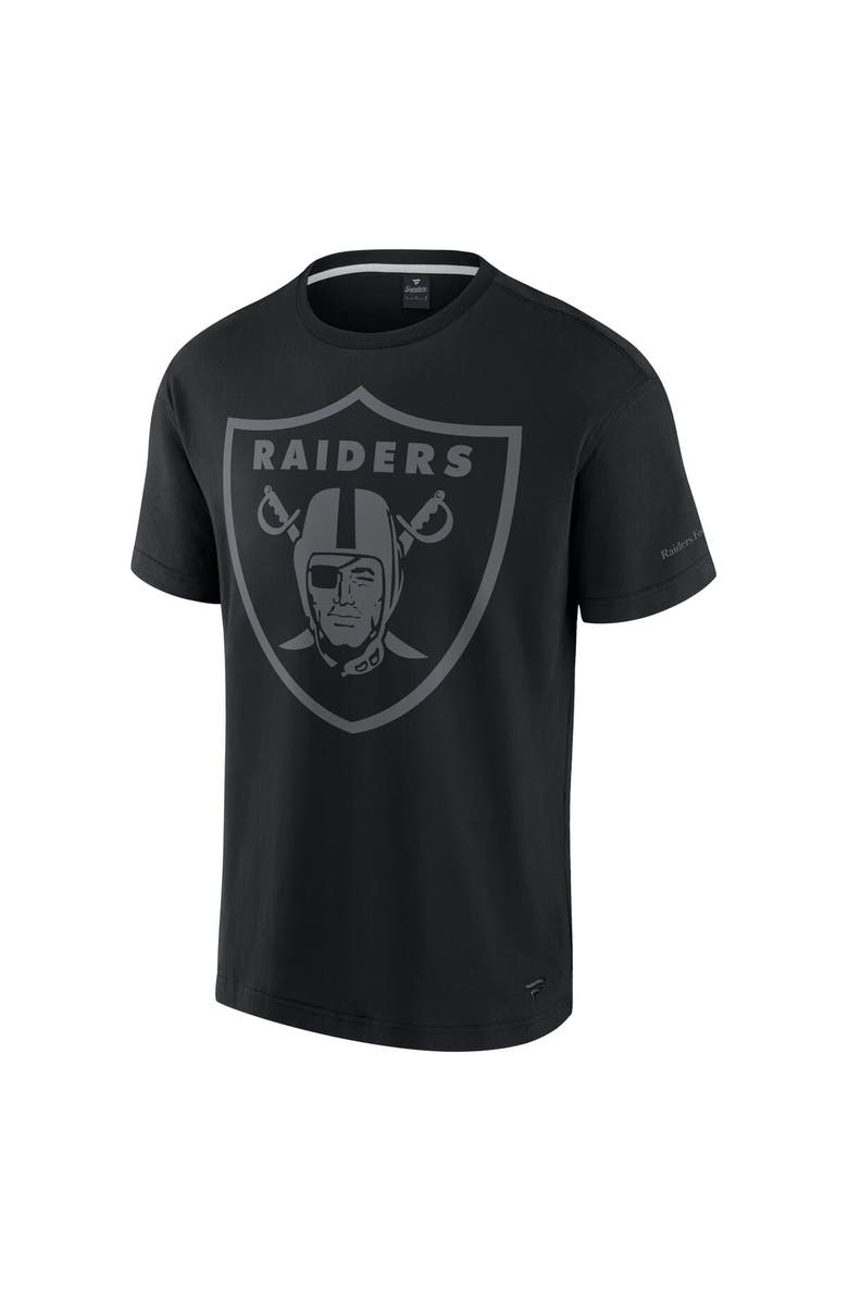 FANATICS Unisex Fanatics Black Las Vegas Raiders Elements Iconic T-Shirt, Alternate, color, Black