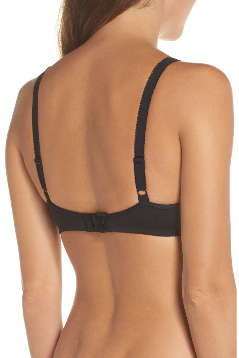 Seamless Underwire Bra, Alternate, color, BLACK
