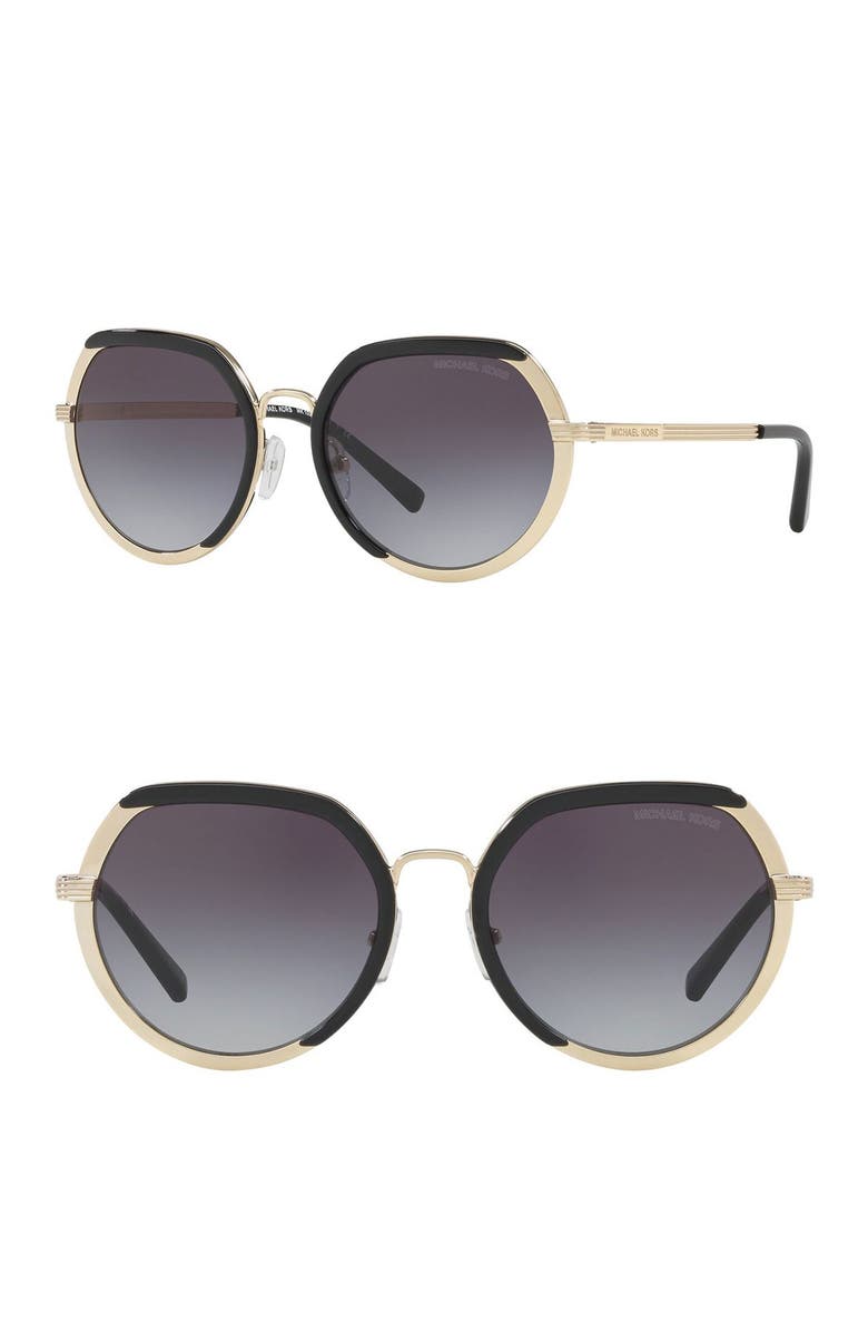 Michael Kors Ibiza 53mm Round Sunglasses, Main, color, 