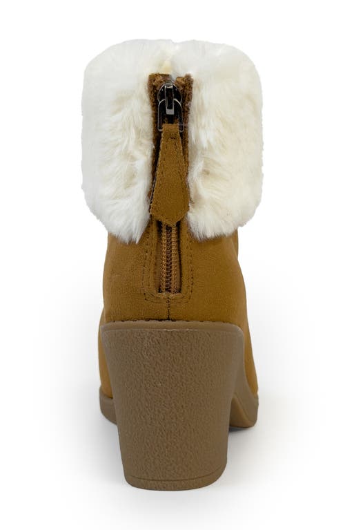 Aerosoles Booker Wedge Bootie In Brown