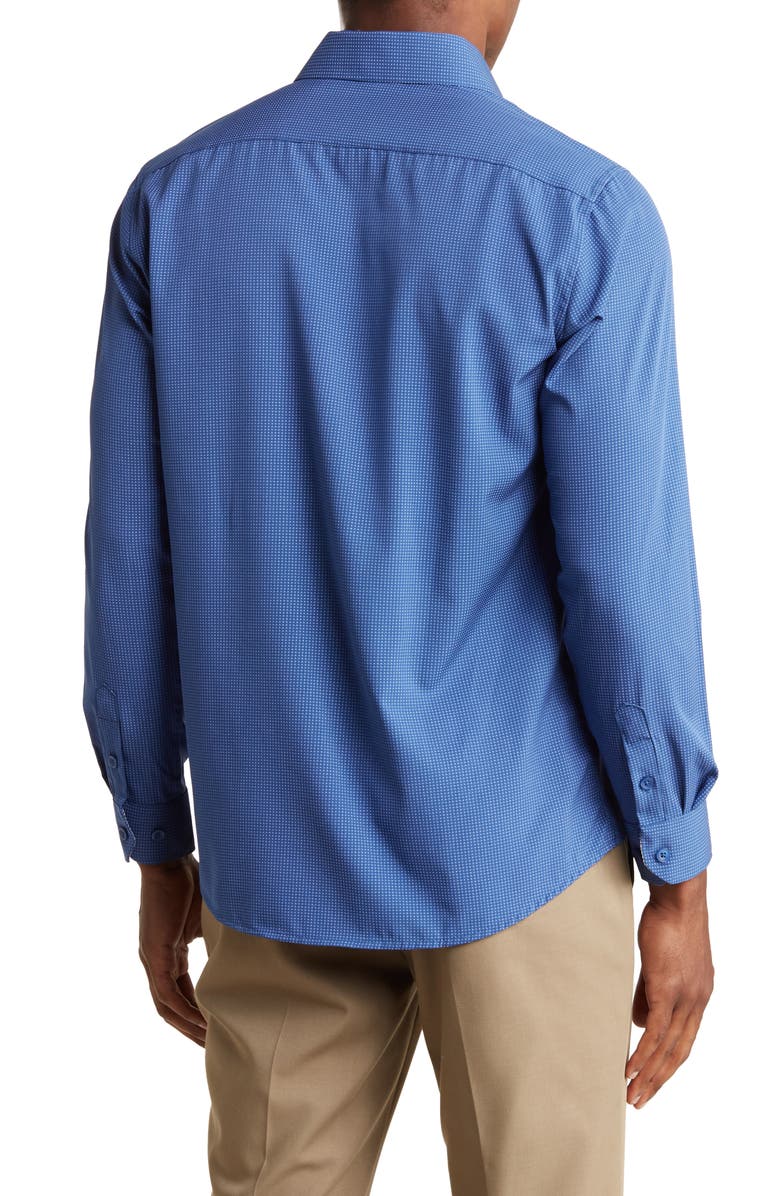 TOM BAINE Printed Performance Slim Fit Dress Shirt, Alternate, color,