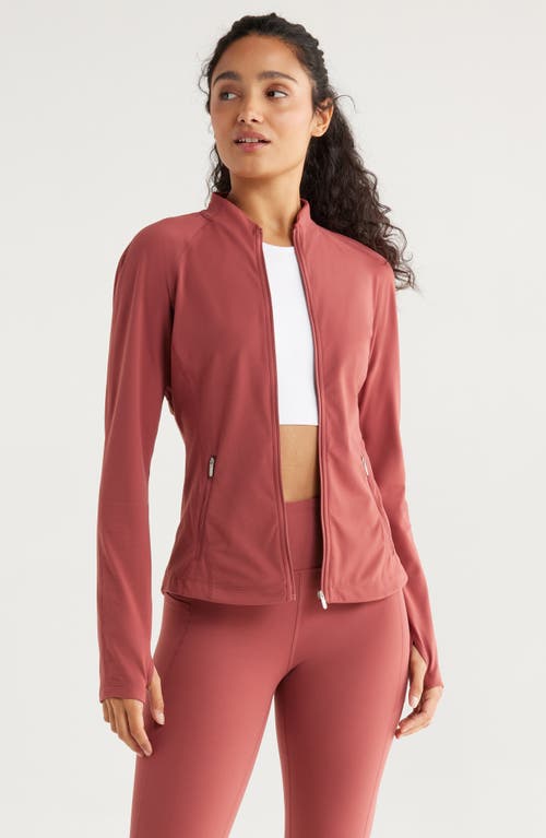Zella Studio Luxe Active Jacket In Nude