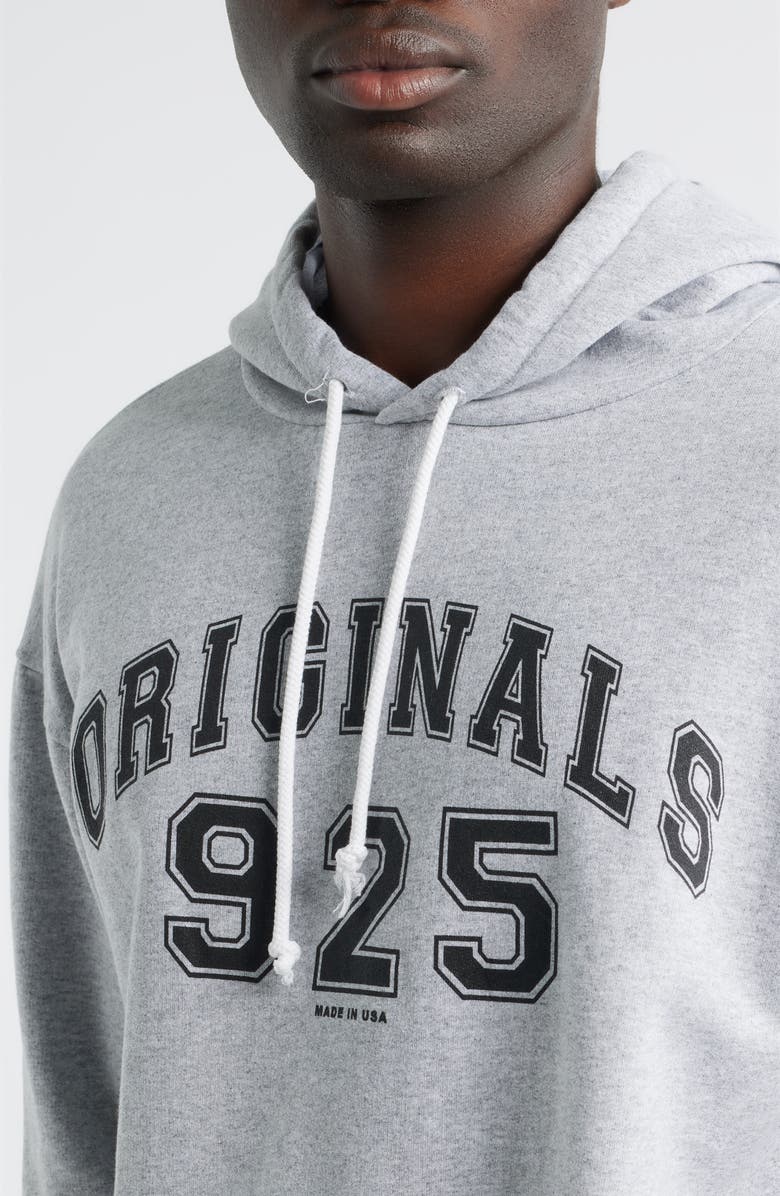 925 Originals Originals Fleece Logo Hoodie, Alternate, color, Heathery Grey