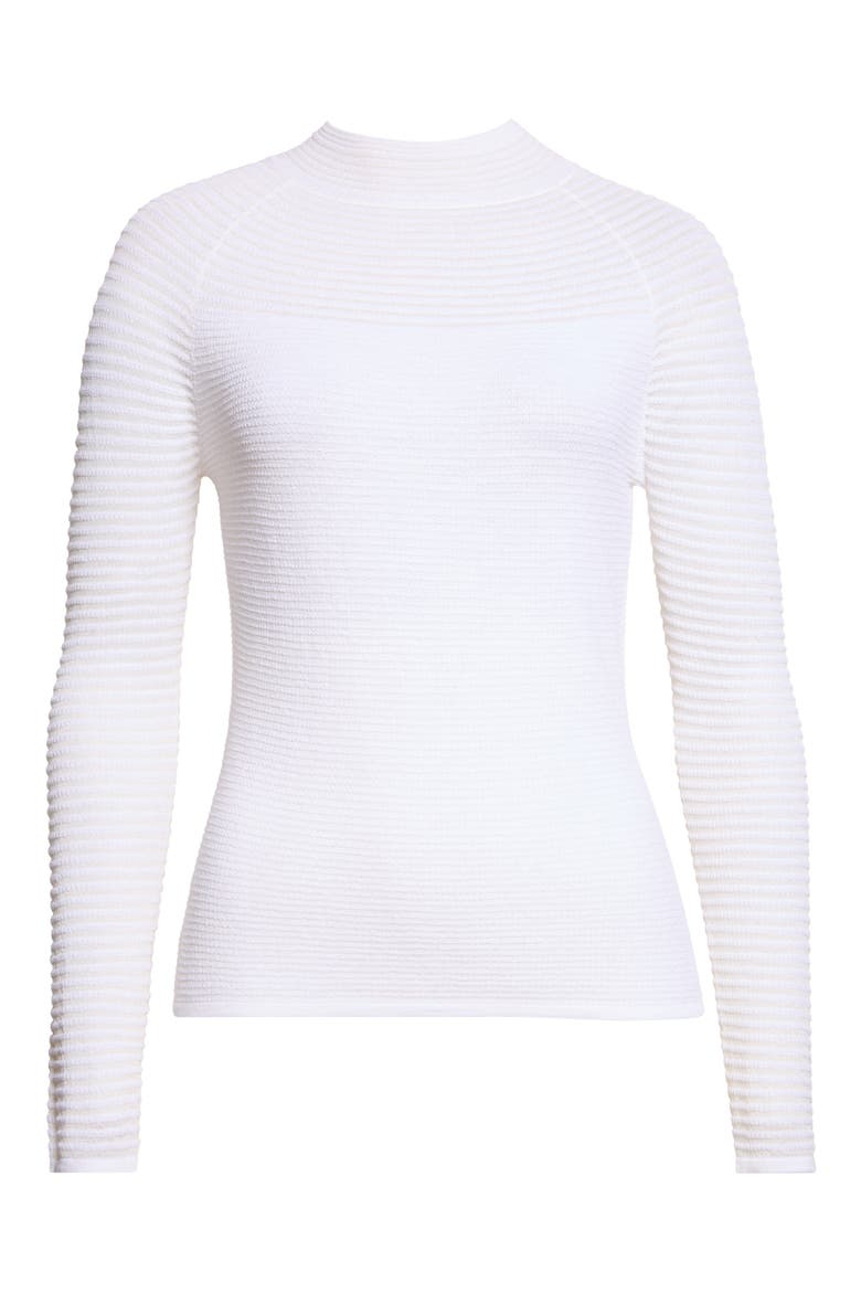 Textured Stripe Merino Wool Sweater, Main, color, CLOUD