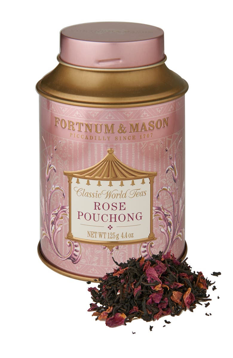 Fortnum & Mason Rose Pouchong Loose Leaf Tin, Main, color, Rose
