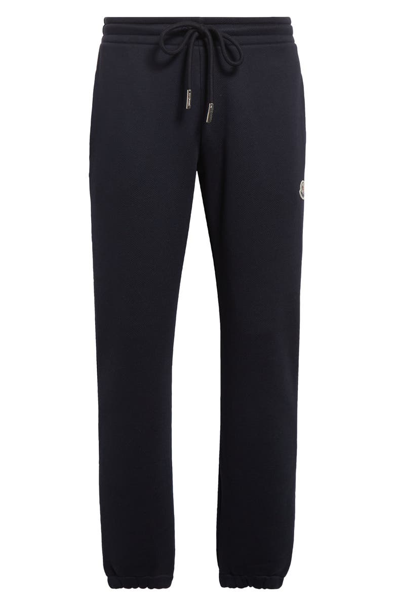 Moncler Logo Patch Joggers, Alternate, color, Dark Navy Blue