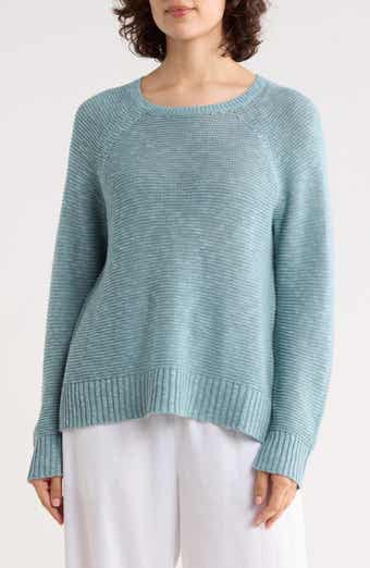 Raglan Sleeve Organic Linen & Organic Cotton Sweater