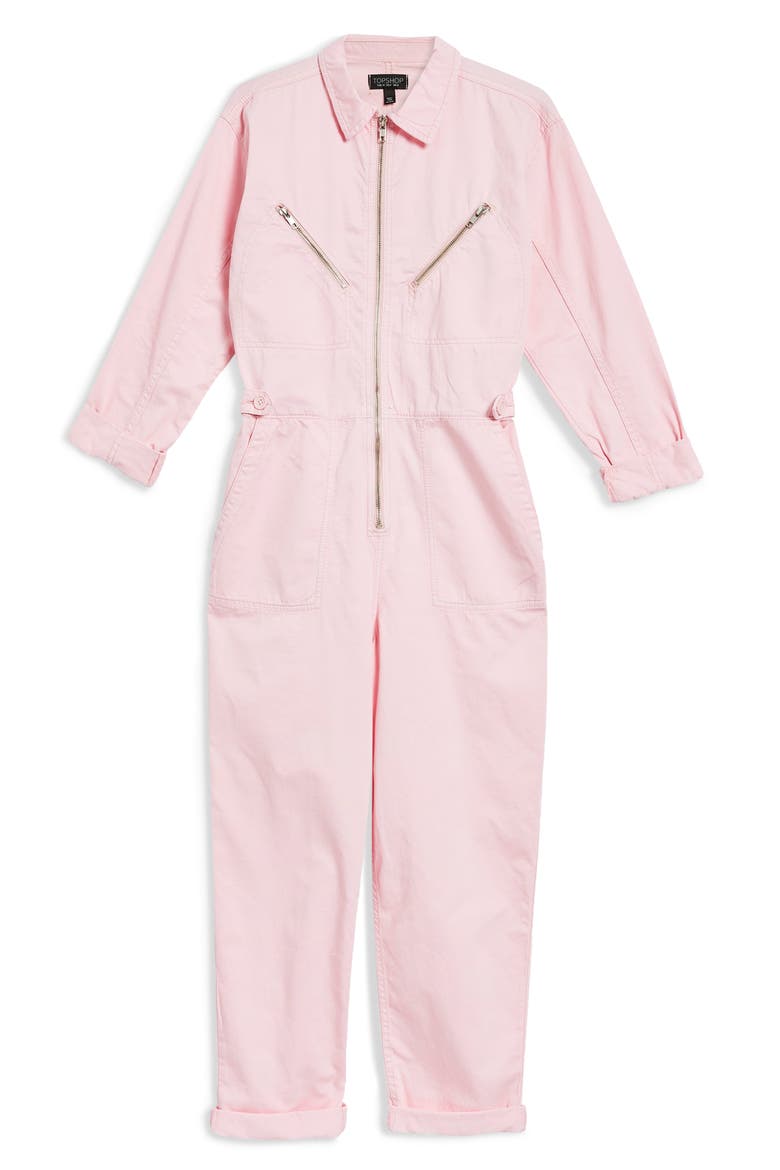 Mekan Utility Jumpsuit, Alternate, color, PINK