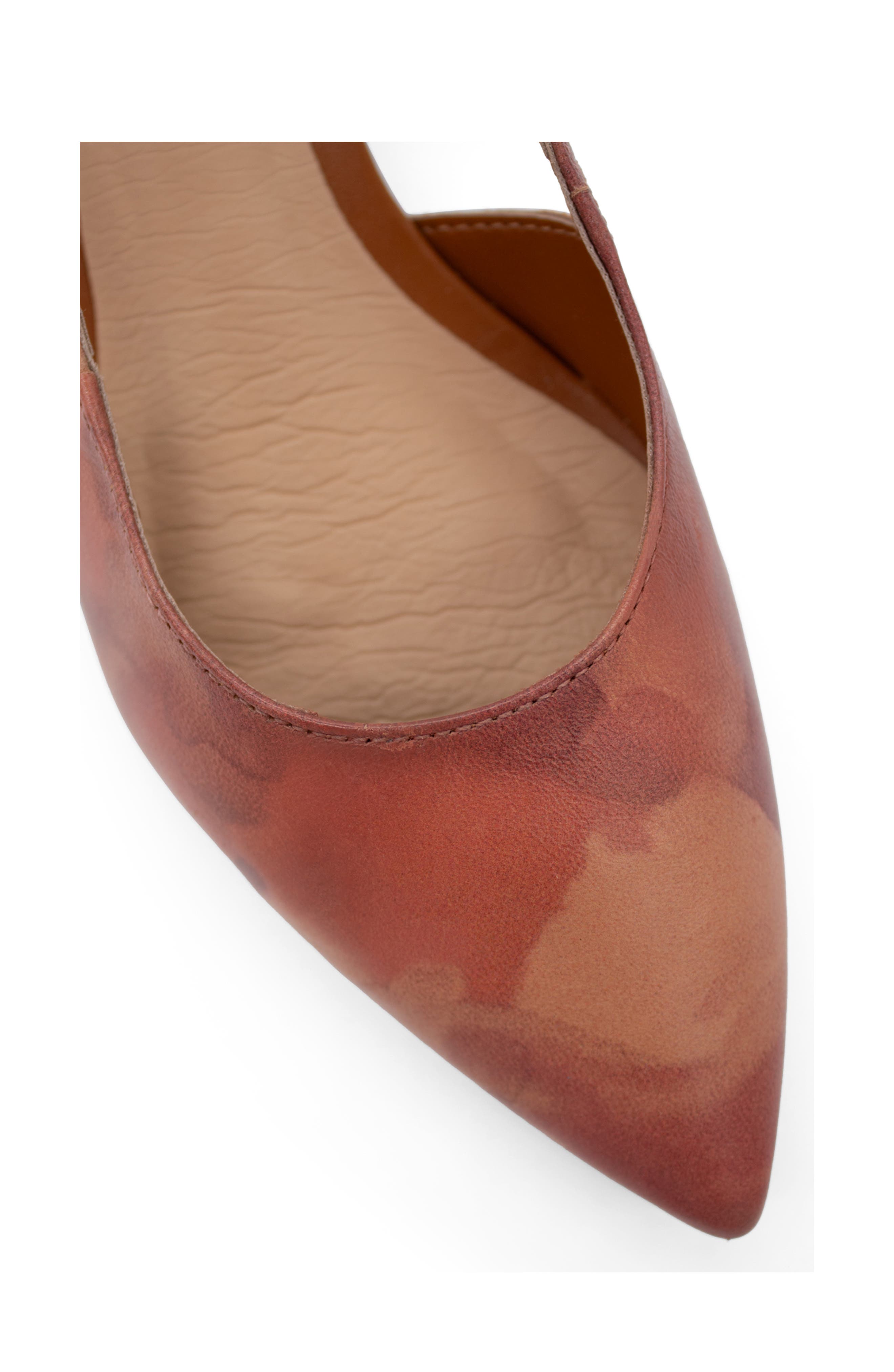 Bottero Botolivia Legacy Pointed Toe Slingback Pump, Alternate, color, Natural