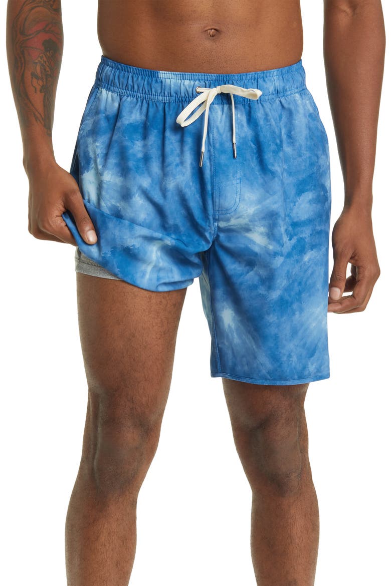 The Anchor Swim Trunks, Main, color, CLARK BLUE