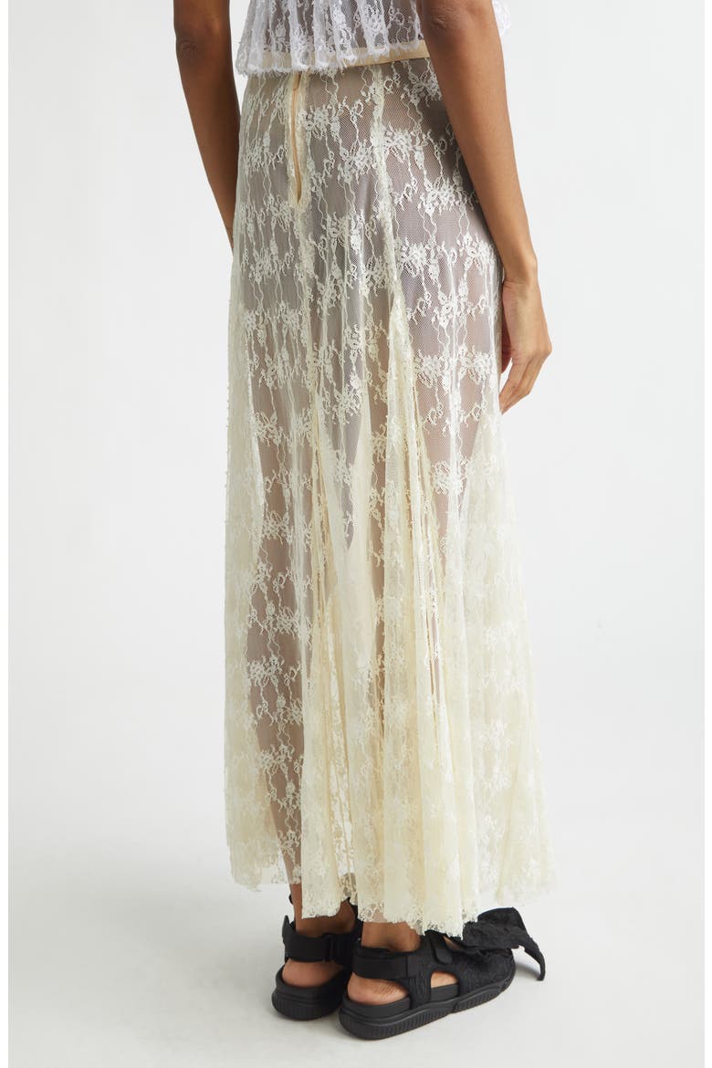 Pamela Sheer Lace Midi Skirt, Alternate, color, BUTTER YELLOW